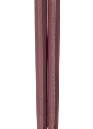 Betisoare Japoneze Dodecagonale Gurumen, Rosu, 19cm
