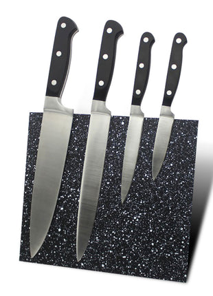 Stand Magnetic pentru Cutite cu Finisaj Marmura, 24 cm