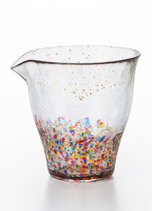 Carafa Lucrata Manual din Sticla Japoneza 280 ml „Hanabi”