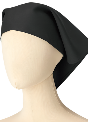 Bandana Japoneza Neagra cu Prindere Rapida