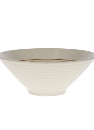 Bol de Ramen Ceramic Alb cu Interior Turcoaz - Diverse Marimi