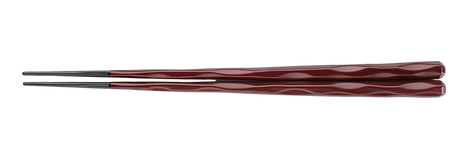 Betisoare Japoneze Hexagonale Deep Red, Acoperite cu Rasina, 22.5cm