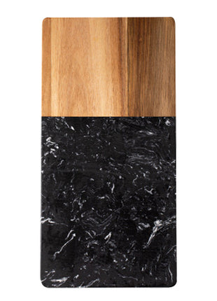 Tocator 40x20 cm din Lemn de Acacia si Piatra Griotte