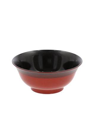 Bol Japonez Premium Negru Rosu 19.5cm