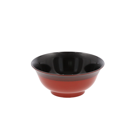 Bol Japonez Premium Negru Rosu 19.5cm