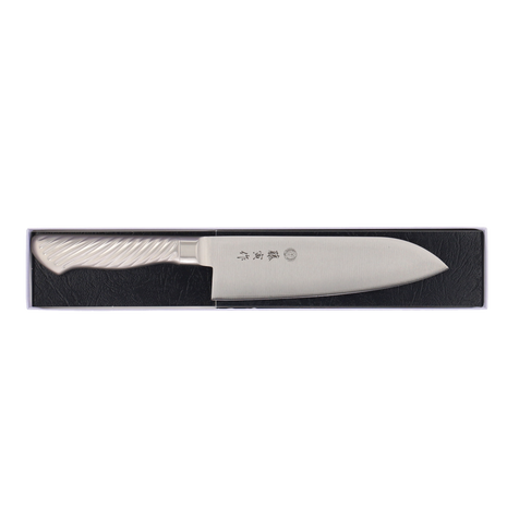 Cutit Japonez Santoku Fujitora 17 cm VG10, Maner Tornado