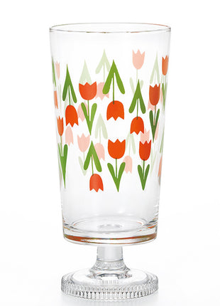 Pahar Japonez Retro Tumbler cu Picior, Tulip, 305 ml
