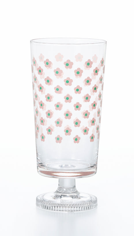 Pahar Japonez Retro Tumbler cu Picior, Primrose, 305 ml