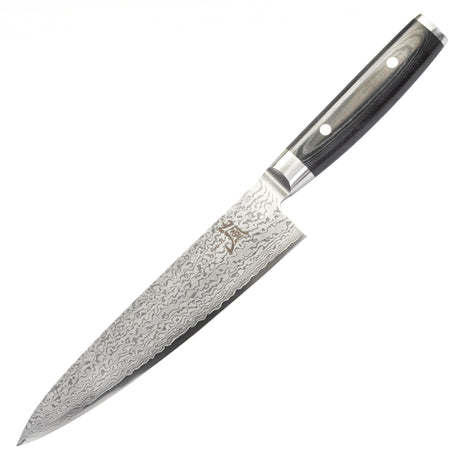Cutit Japonez de Bucatar RAN 20 cm, Damascus 69 Straturi, VG10, Maner Canvas-Micarta