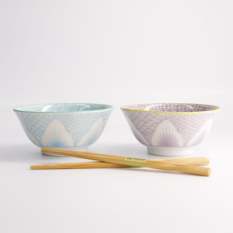 Set Boluri Japoneze Lily Flower cu Betisoare, 550ml