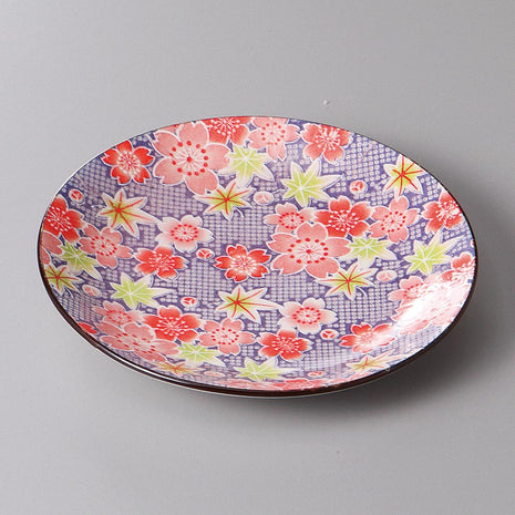 Farfurie Ceramica Japoneza Kanoko Yuzen, Sakura, 14.5 cm