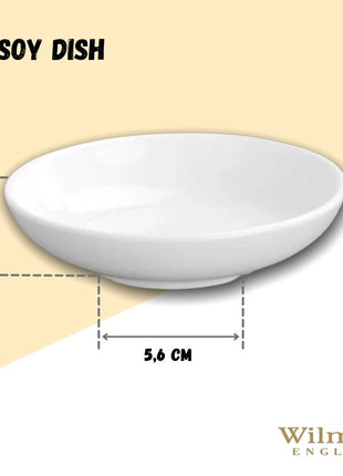 Sosiera din Portelan Fin, 10 cm