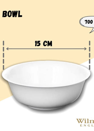 Set 2 Boluri din Portelan Fin, 700 ml
