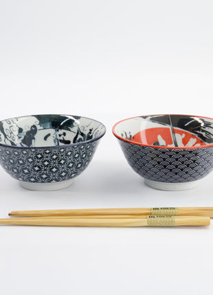 Set Boluri Japoneze Asakusa Tayo cu Betisoare, 550ml