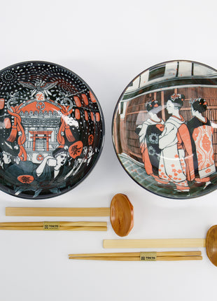 Set Ramen Japonez Asakusa, 6 Piese, 1250ml