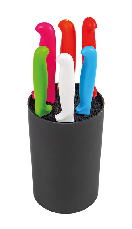 Set Cutite Nicul cu Suport, 6 Piese, Multicolor
