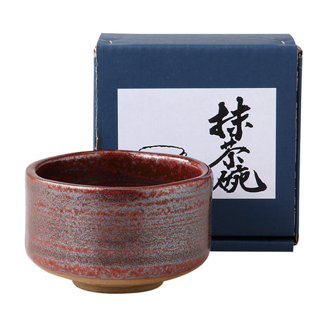 Bol Ceramic Japonez Matcha, Cinnabar, 11.3 cm