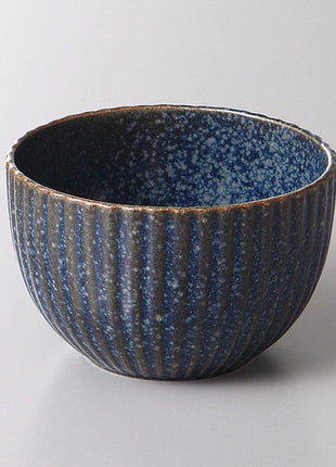 Bol Japonez Indigo Stylish Striat, 9.5 cm