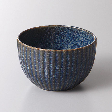 Bol Japonez Indigo Stylish Striat, 9.5 cm