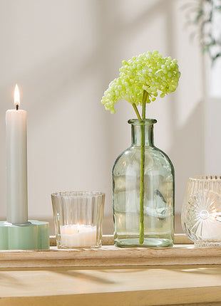 Ansamblu Decorativ Yoga cu Vaza, Suporturi pentru Lumanari si Figurina