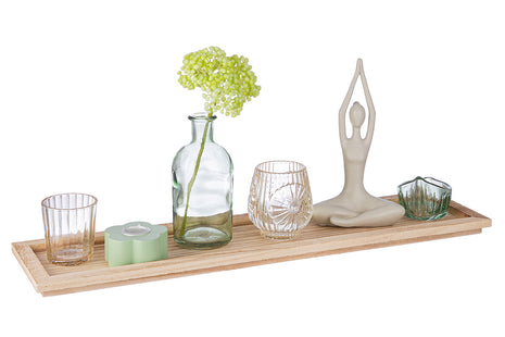 Ansamblu Decorativ Yoga cu Vaza, Suporturi pentru Lumanari si Figurina