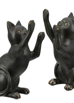 Suporturi pentru Carti Gatto, Pisica, Rasina Sintetica, Negru