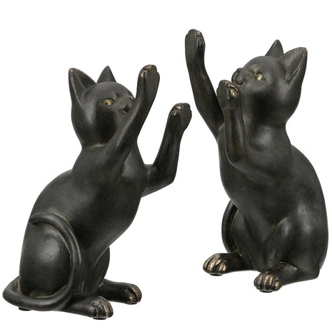 Suporturi pentru Carti Gatto, Pisica, Rasina Sintetica, Negru