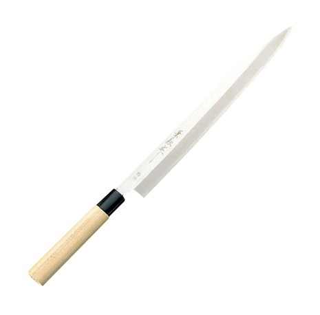 Cutit Japonez Yanagiba pentru Sashimi, Otel de Inaltă Calitate, Maner din Lemn, 27 cm