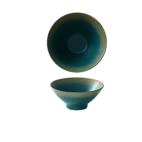 Bol Ceramic Japonez, Verde Jad, 330 ml