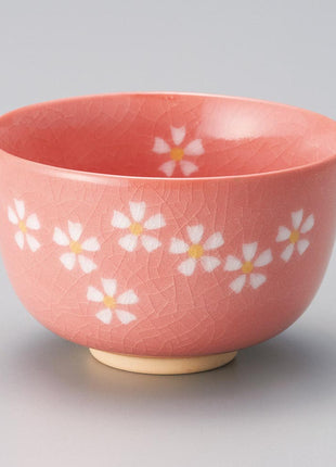 Bol Japonez pentru Matcha Sakura Rosu, 11.8 cm
