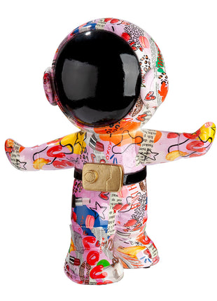 Figurina Decorativa Astronaut OOH LALA, Rasina Sintetica, Multicolor