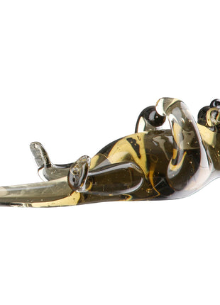 Figurina Decorativa Mica Vidra, Sticla, Maro