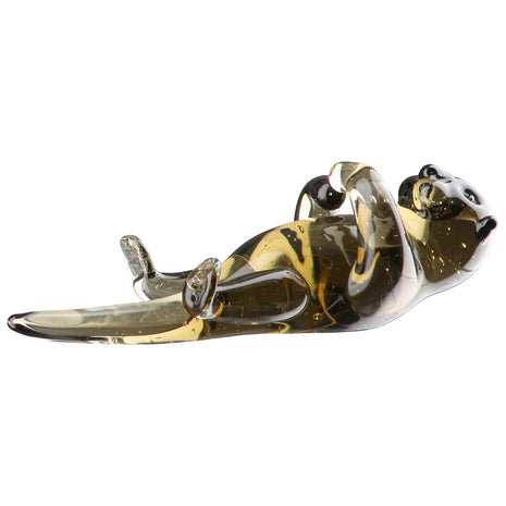 Figurina Decorativa Mica Vidra, Sticla, Maro