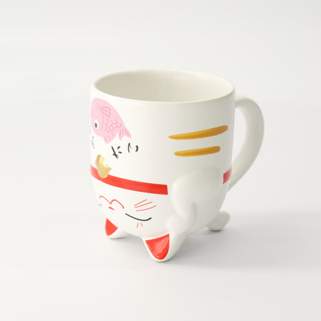 Cana Kawaii Lucky Cat Roz, Cutie Cadou, 340ml