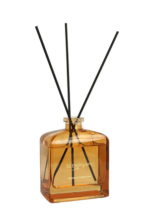 Difuzor Parfum Ambient Orange and Cedarwood, Note Citrice si Lemnoase, 250 ml