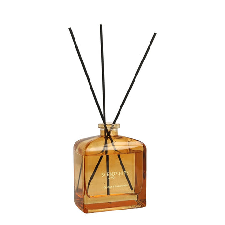 Difuzor Parfum Ambient Orange and Cedarwood, Note Citrice si Lemnoase, 250 ml