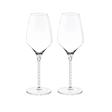 Set 2 Pahare de Vin, 600 ml, Sticla Cristalina, 28 cm
