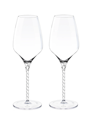 Set 2 Pahare de Vin, 800 ml, Sticla Cristalina, 29 cm