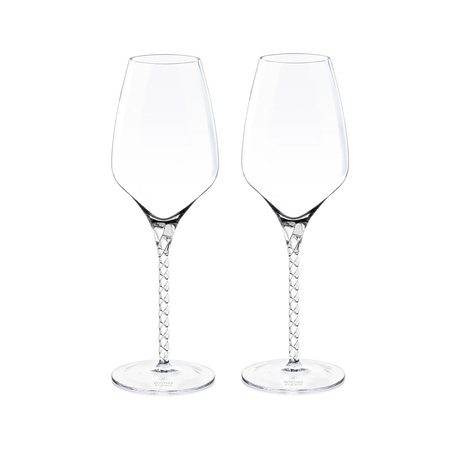 Set 2 Pahare de Vin, 800 ml, Sticla Cristalina, 29 cm