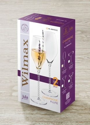 Set 2 Pahare pentru Sampanie Champagne Flute, 300 ml