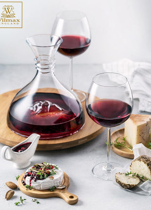 Decanter pentru Vin cu Design Munte din Sticla Cristalina, 1500 ml