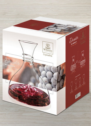 Decanter pentru Vin cu Design Munte din Sticla Cristalina, 1500 ml