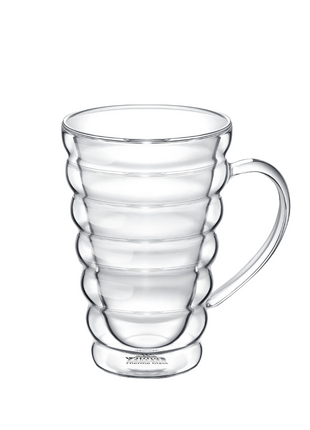 Cana cu Perete Dublu din Sticla Termorezistenta, 300 ml