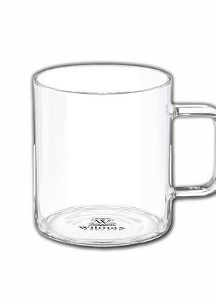 Set 6 Cani din Sticla Borosilicata Termorezistenta, 400 ml