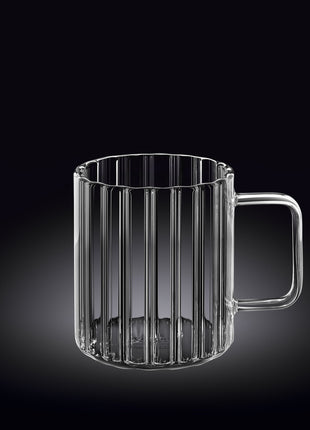Set 6 Cani din Sticla Termorezistenta, 400 ml