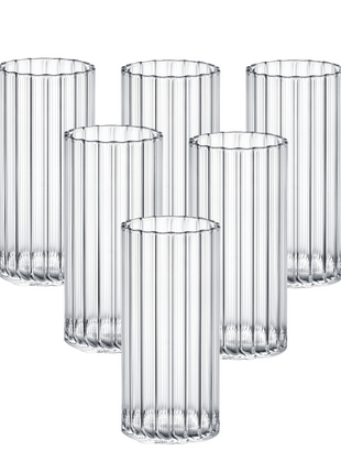 Set 6 Pahare din Sticla Termorezistenta, 300 ml