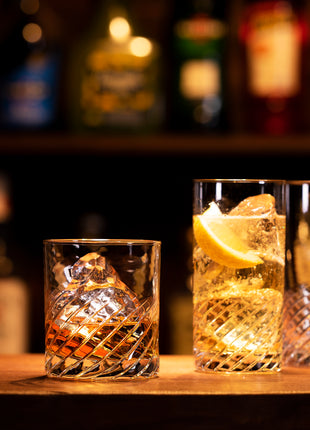 Pahar Old Fashioned „Slash Relief”, 300 ml