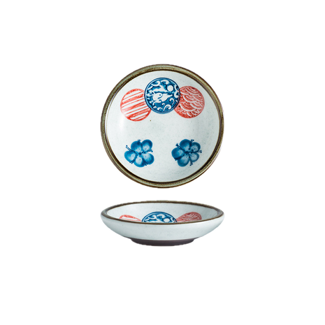 Sosiera Japoneza, Motive Florale si Cercuri, 8.5cm