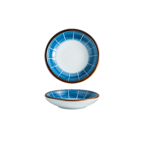 Sosiera Japoneza, Cadru Albastru în Carouri, 8.5cm