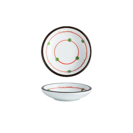 Sosiera Japoneza, Puncte verzi si cerc rosu, 8.5cm